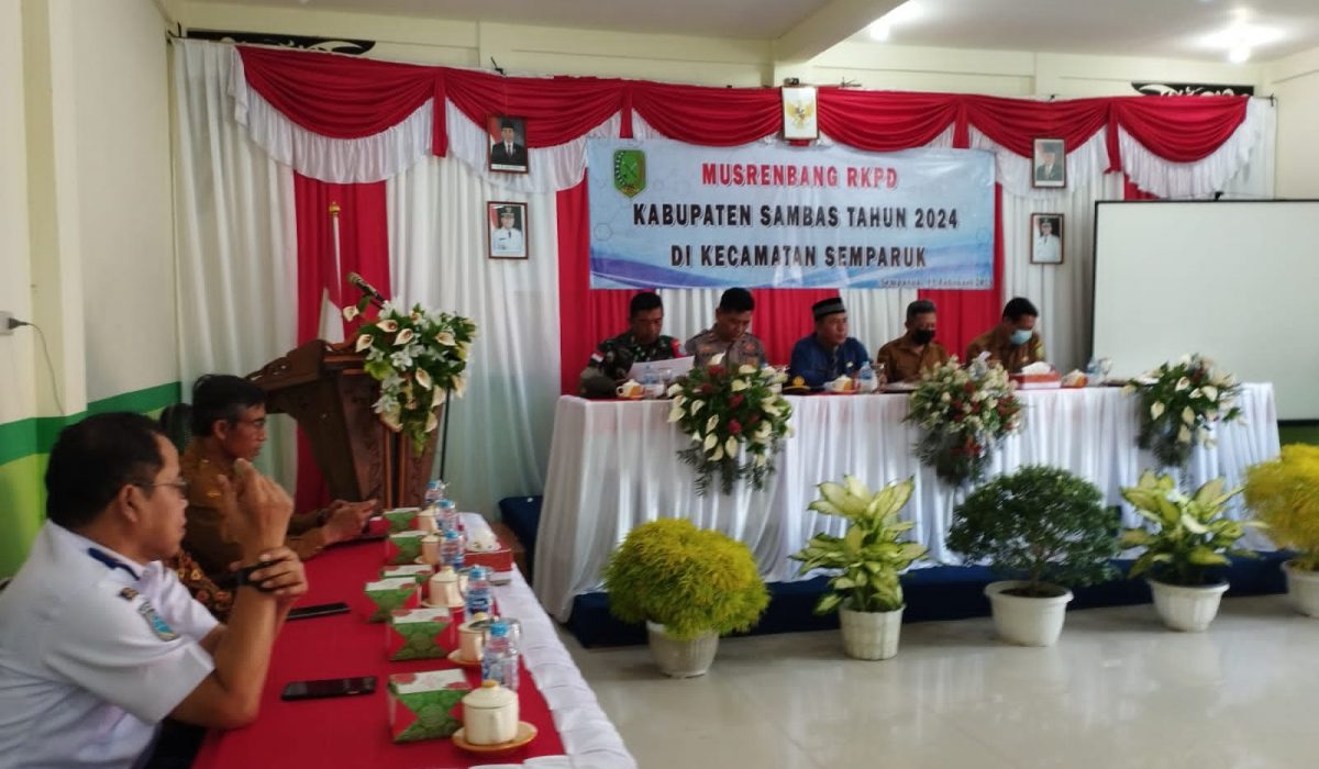 Dishub Kabupaten Sambas ikuti Musrenbang RKPD di Kecamatan Semparuk