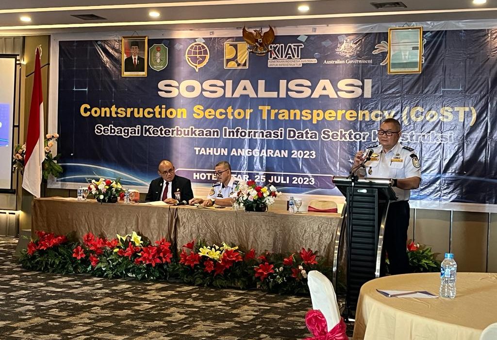 FLLAJ Kabupaten Sambas Hadiri Kegiatan Sosialisasi Construction Sector Transperency (CoST) di Hotel Star Pontianak