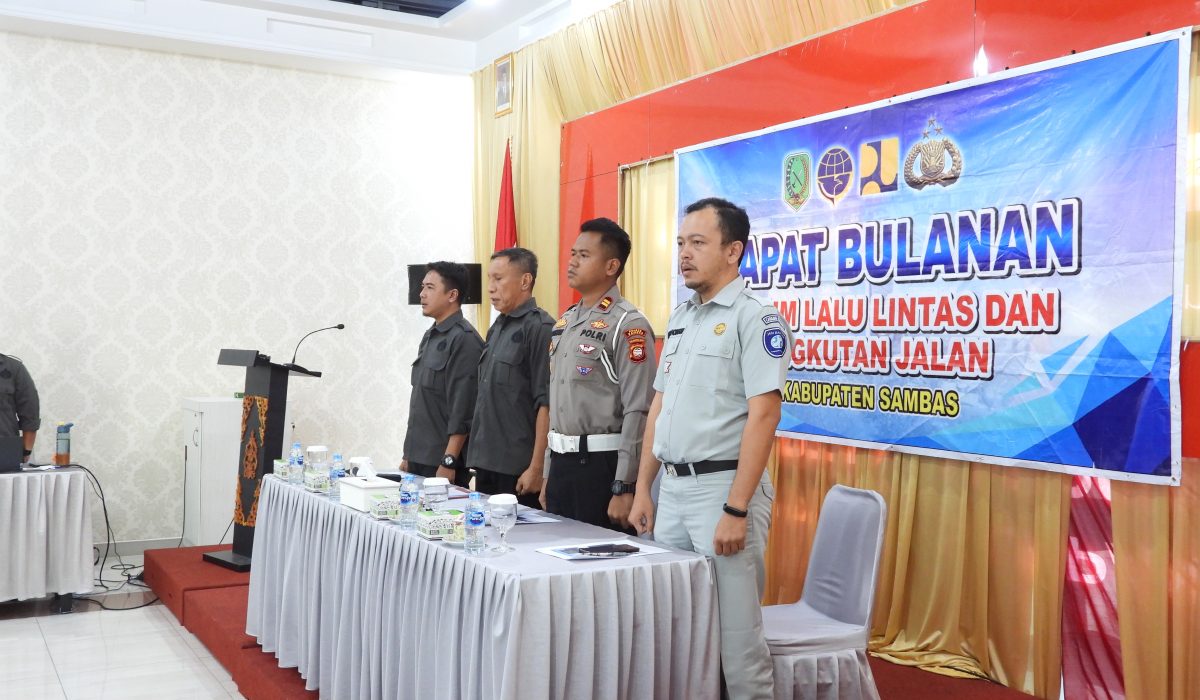 DISHUB Sambas Gelar Rakor FLLAJ Dengan Tema Penertiban Parkir Dan Bongkar Muat Barang Di Lokasi Ex Terminal Subah