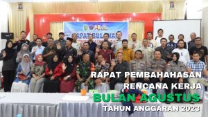 Read more about the article Rapat Pembahasan Rencana Kerja FLLAJ Tahun Anggaran 2023 Bulan Agustus